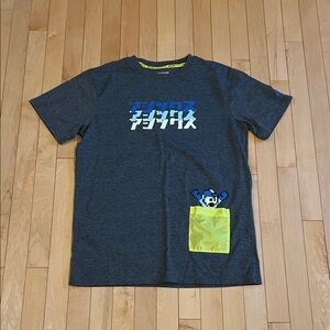Limited Edition ASICS Tiger Japanese Men's Graphic T-Shirt with Yellow Pocket